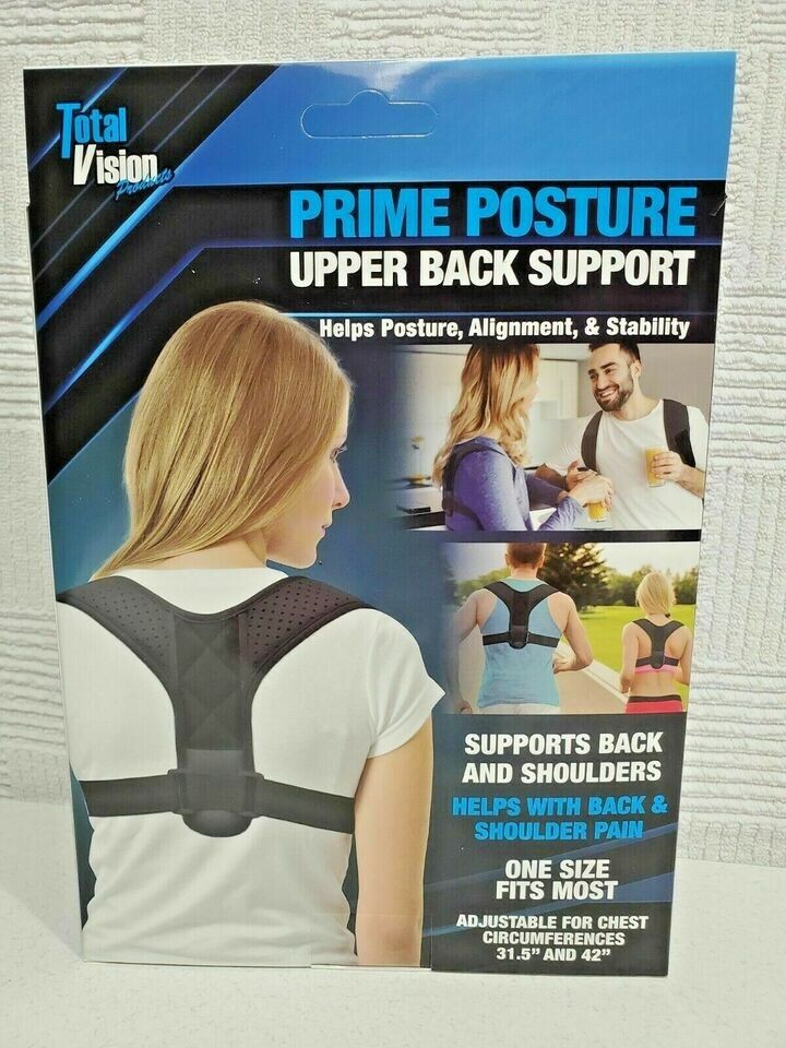 PRIME POSTURE CORRECT UPPER BACK SUPPORT UNISEX new box damaged