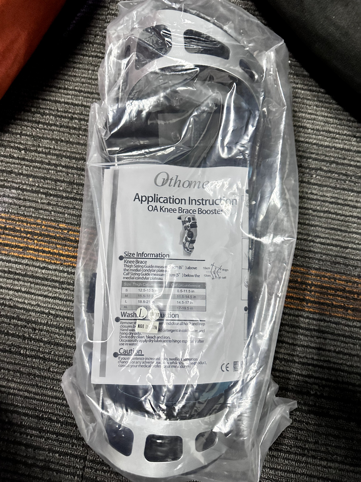 Orthomen OA Knee Brace for Pain Relief – Support for Joint Degeneration, Meniscu