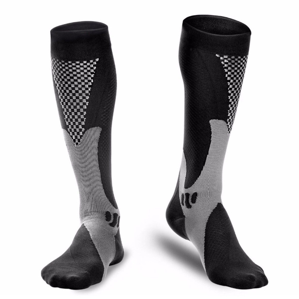 Compression Sports Socks Stockings Women Men Knee 20-30 mmHG Stretch Stocking US