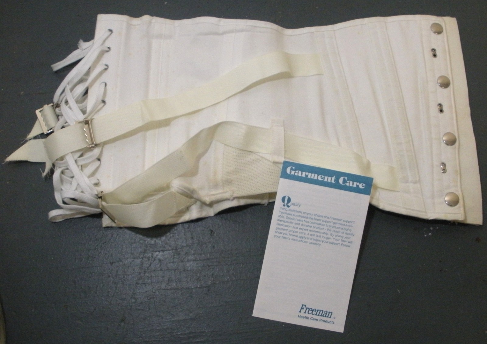 Freeman Men’s Lumbosacral Abdominal Back Support Size 36. Model 96