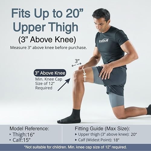 Knee Brace 4 Strap Adjustable Support Stabilizers for Meniscus ACL MCL LCL
