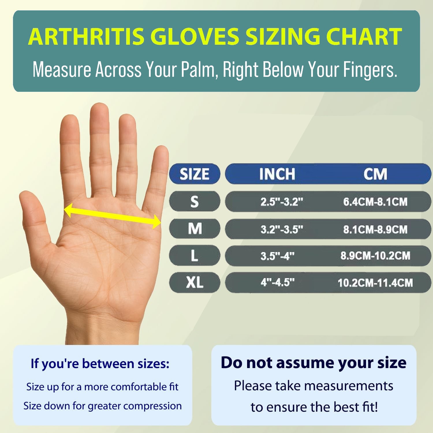Arthritis Compression Gloves Fingerless Hand Pain Relief & Carpal Tunnel Support