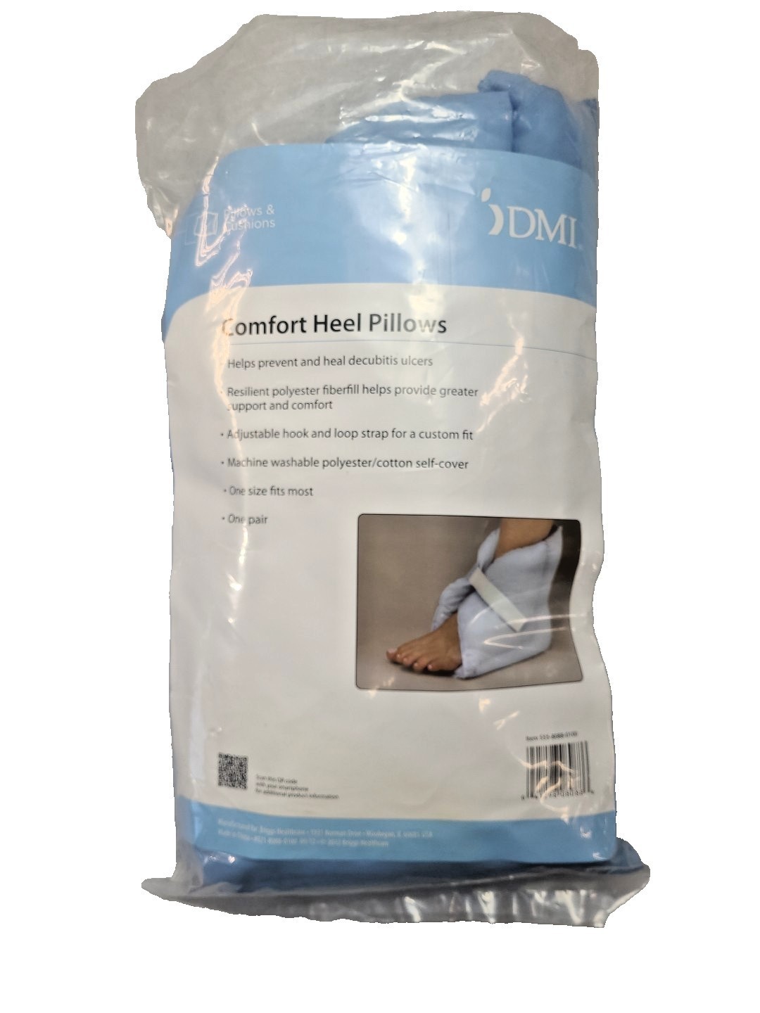 Comfort Heel Pillows DMI Brand New Machine Washable Highest Rated Heel Sores