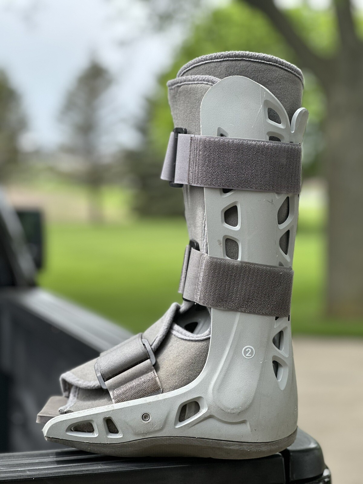 Aircast AirSelect Short Walker Brace / Walking Boot – Gray, Size: M