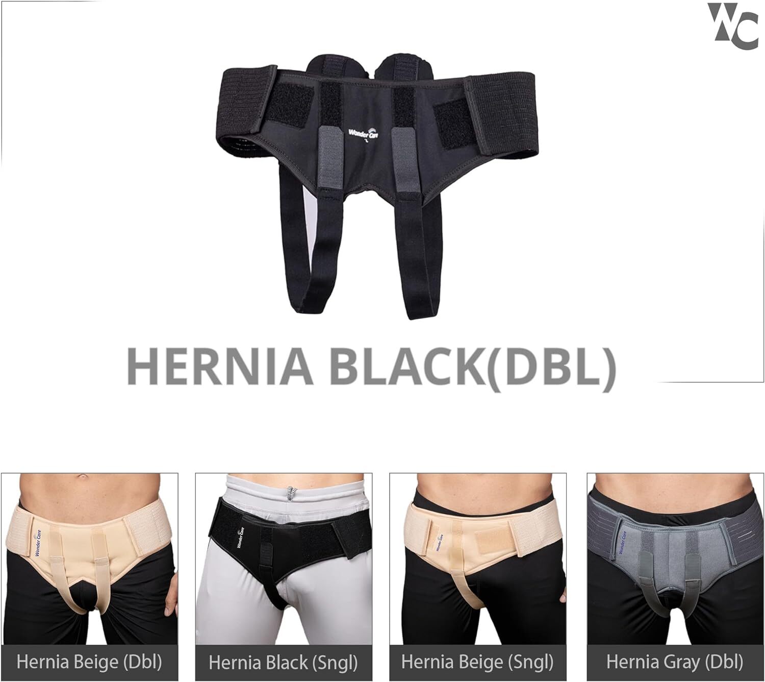 Hernia Brace support belt with Double Compression Truss Pads inguinal Support.