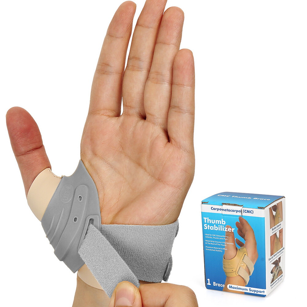 Thumb Support Brace CMC Joint Immobilizer Orthosis for Tendonitis Relief CFR
