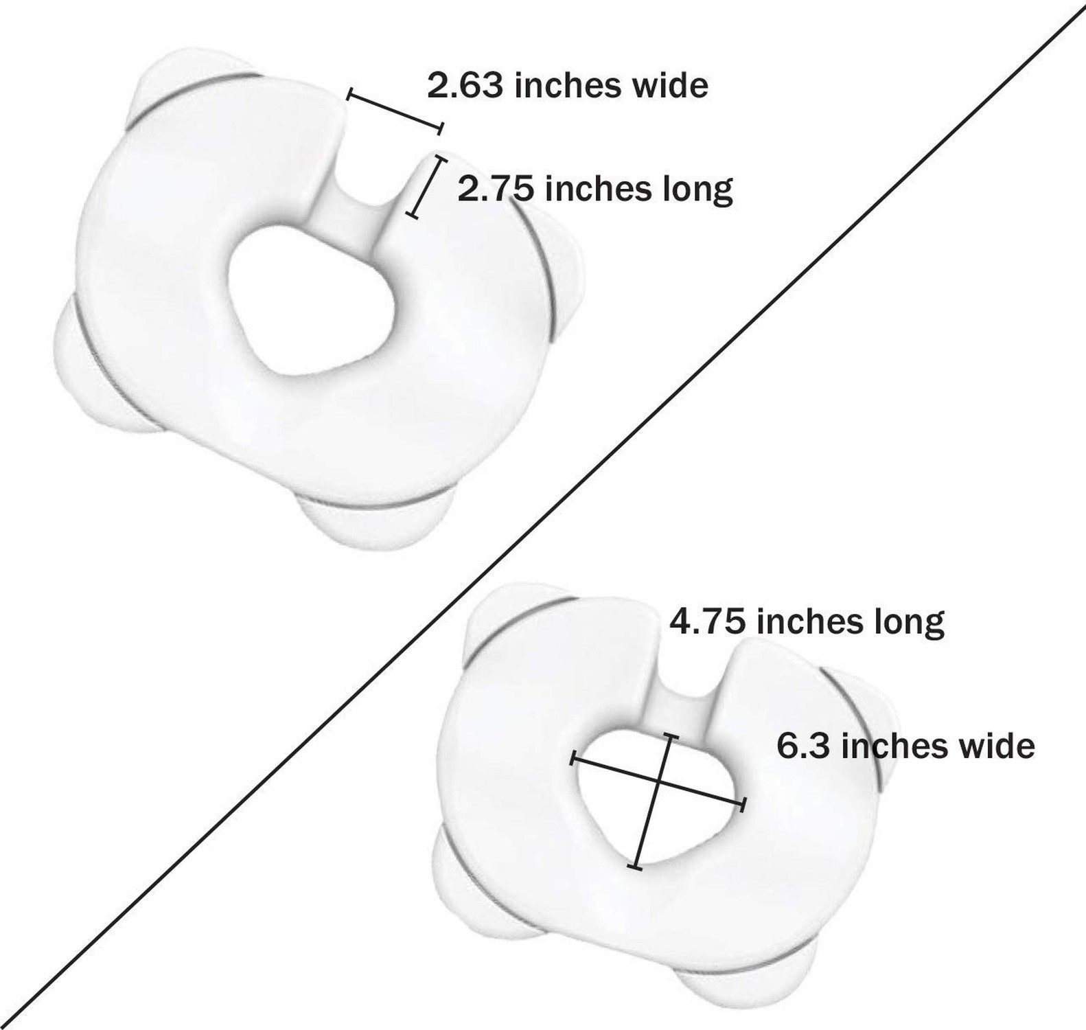 Contour Kabooti Donut Seat Cushion, 3-in-1 Design with Center Cutout for Tail…