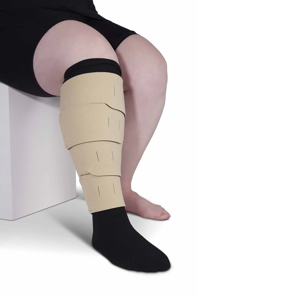 Juxtalite HD Lower Leg Compression Wrap, Adjustable 20-50 mmHg, Breath-O