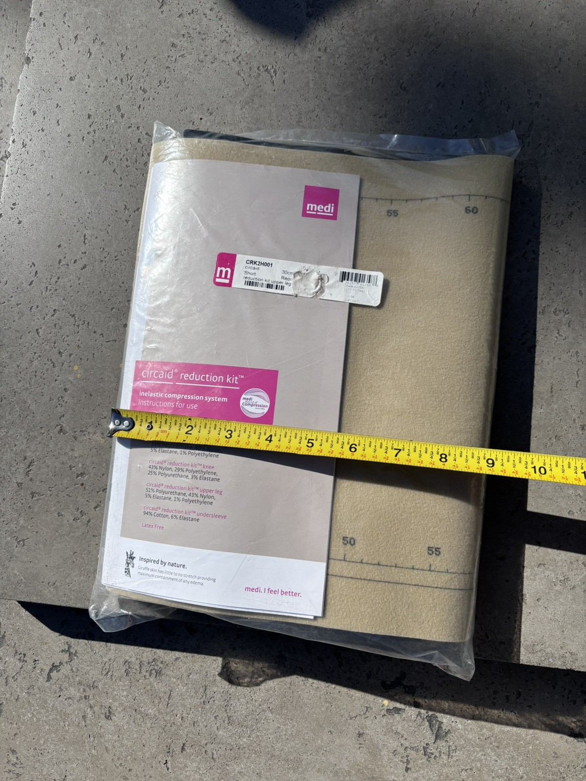 MEDI CIRCAID SHORT REDUCTION COMPRESSION SYSTEM KIT UPPER LEG 30cm CRK2H001 -NEW