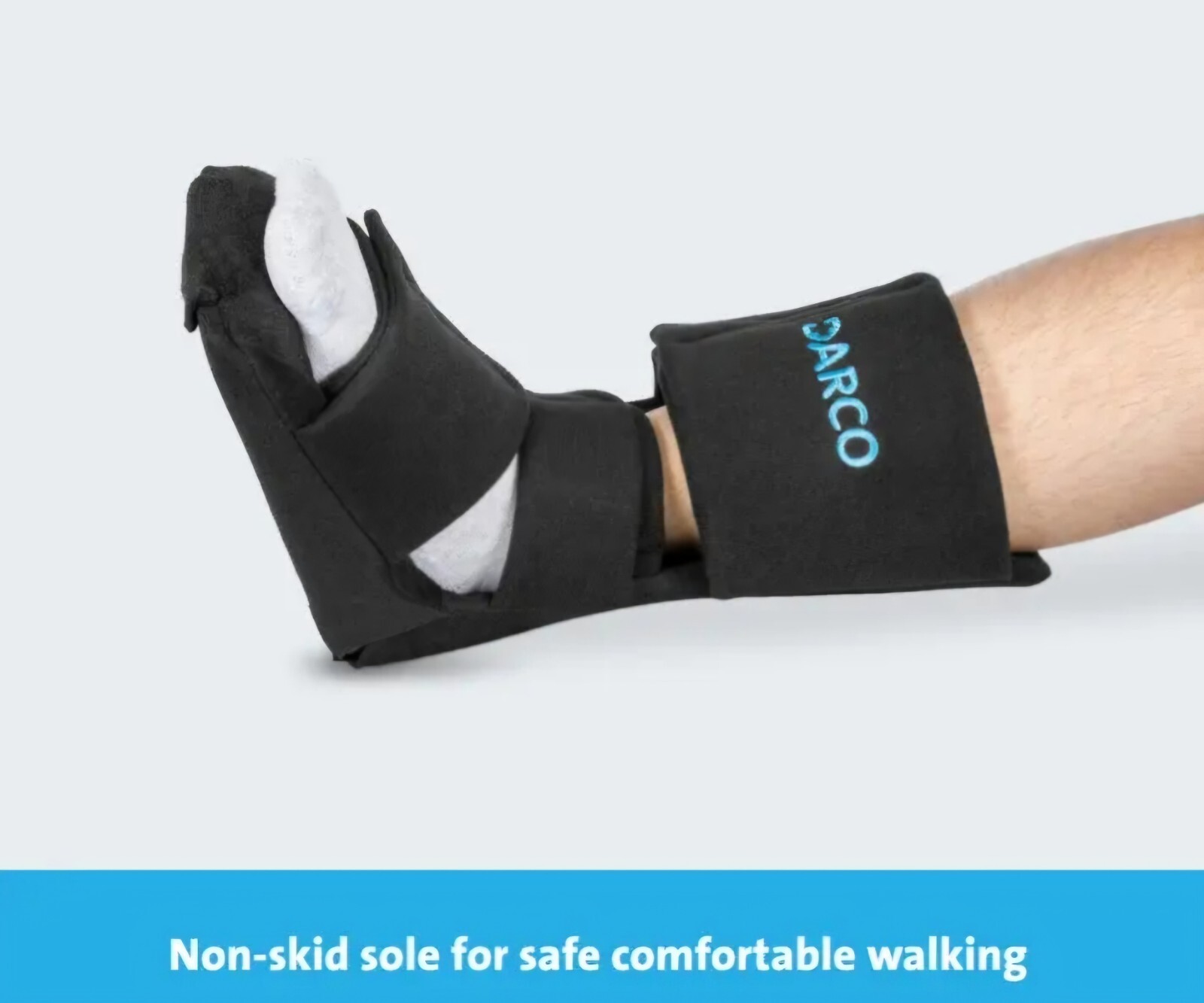 DARCO Posterior Night Splint Wedge Black Heel Pain Plantar Fasciitis SIZE XL