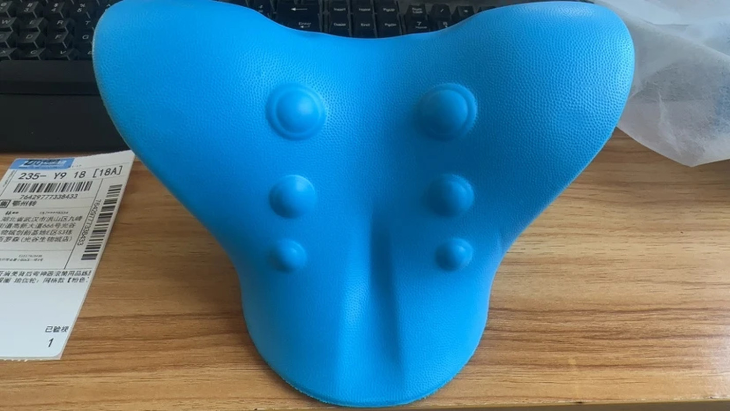 Eva Neck and Shoulder Relaxer, C-Shape Cervical Traction Device, Relax Spine Ali