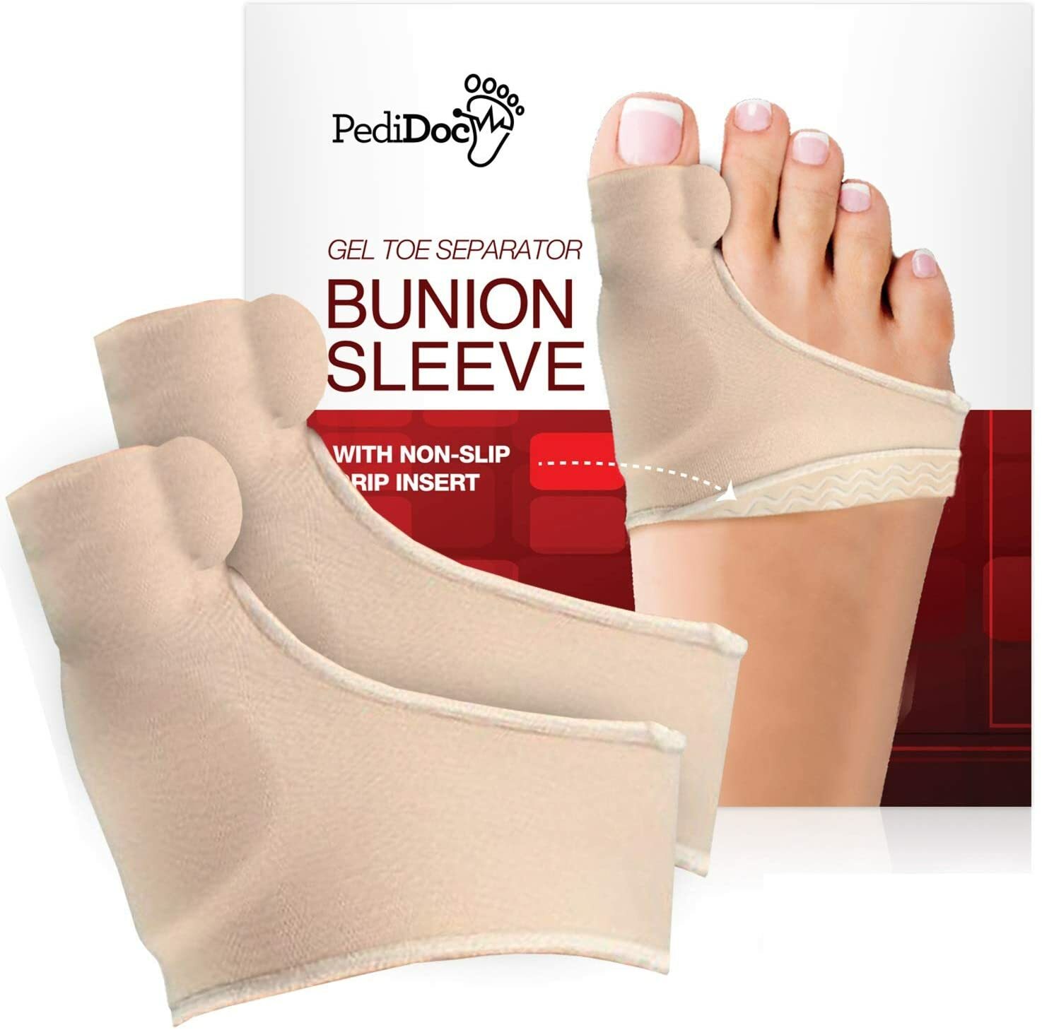 Bunion Corrector Gel Pad Relief Sleeves Top Quality with Durable Gel Toe Spacer
