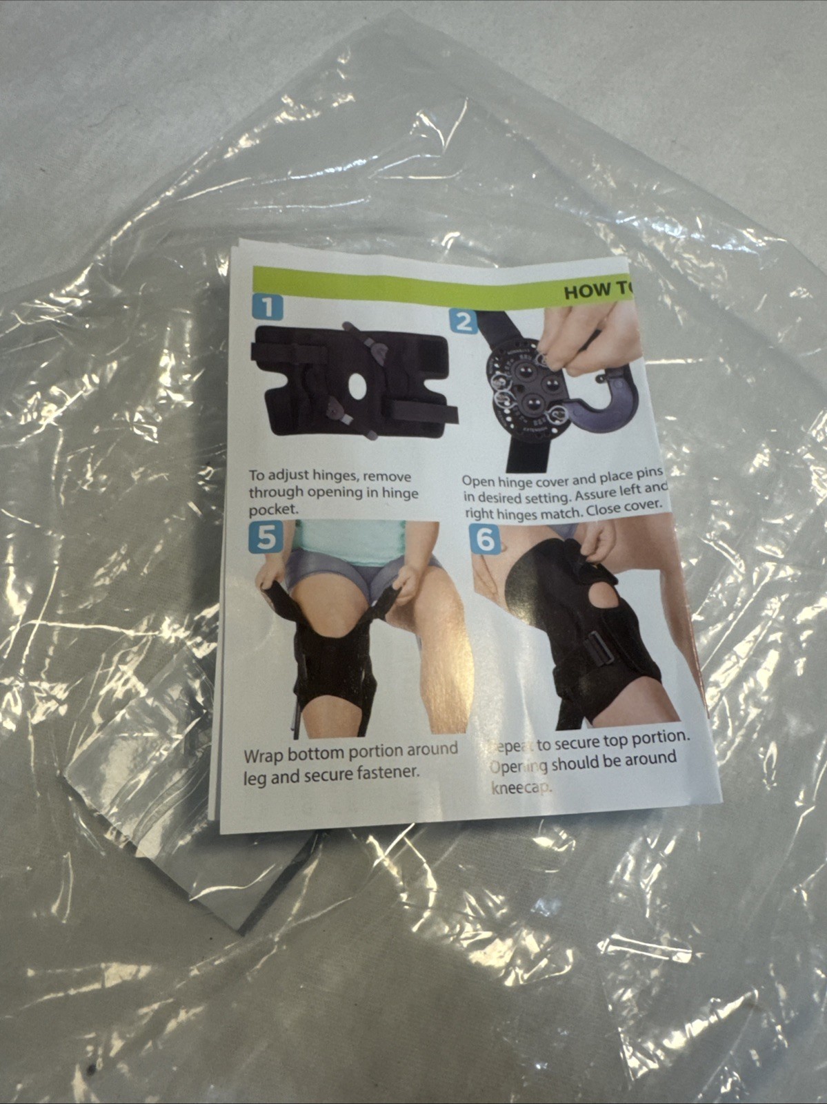 BraceAbility Range of Motion Hinged Knee Brace Black Size Small – Item 03K10 New