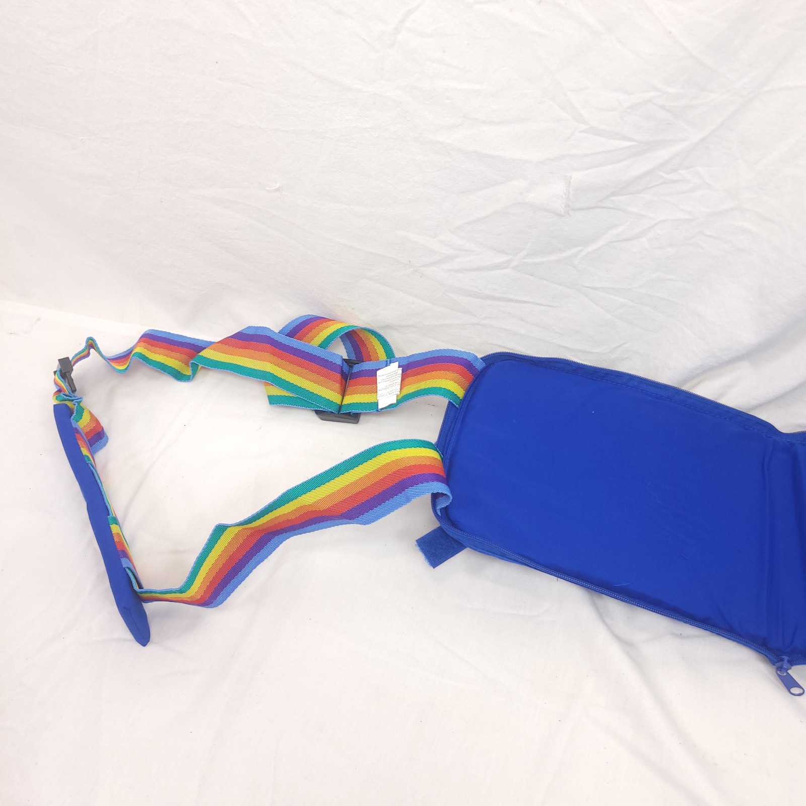 VTG Nada Chair Back-Up Lumbar Back Support Sling Rainbow blue