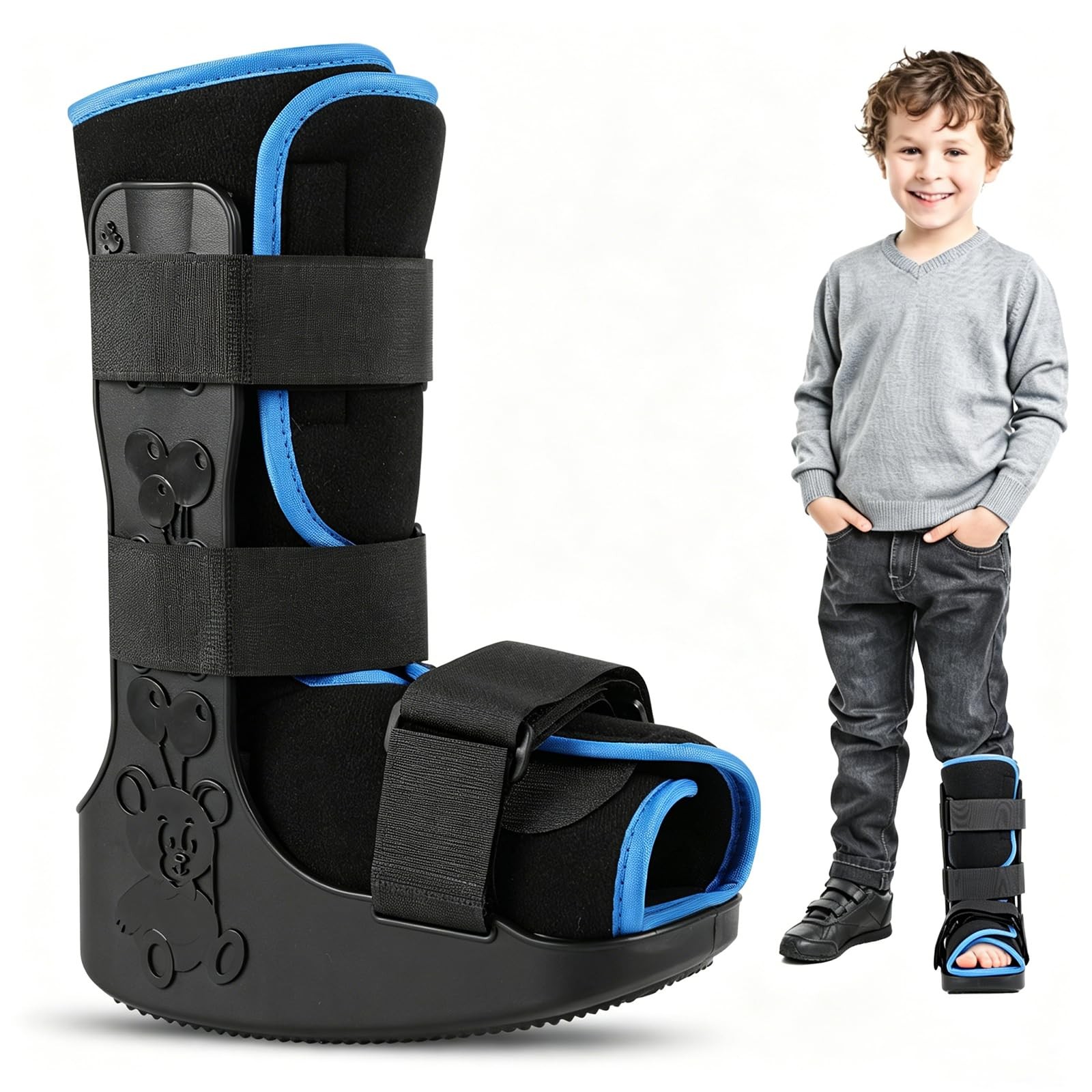 SANGENG Pediatric Walking Boot – Kids Fracture Boot for Foot Injuries, Ankle …