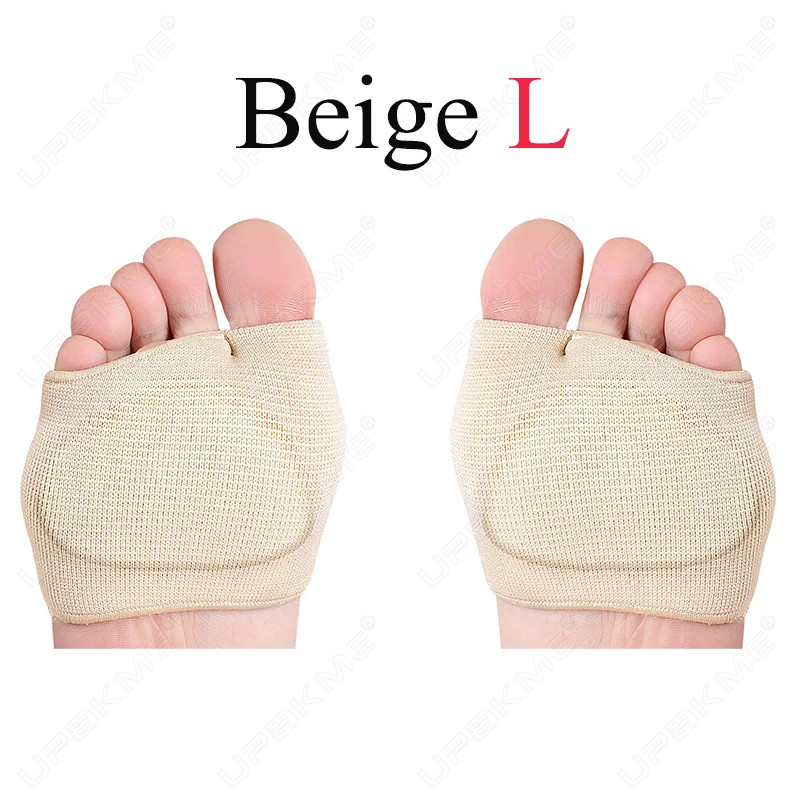 Half Toes Bunion Soles Forefoot Silicone Metatarsal Sleeve Pads Gel Cushi