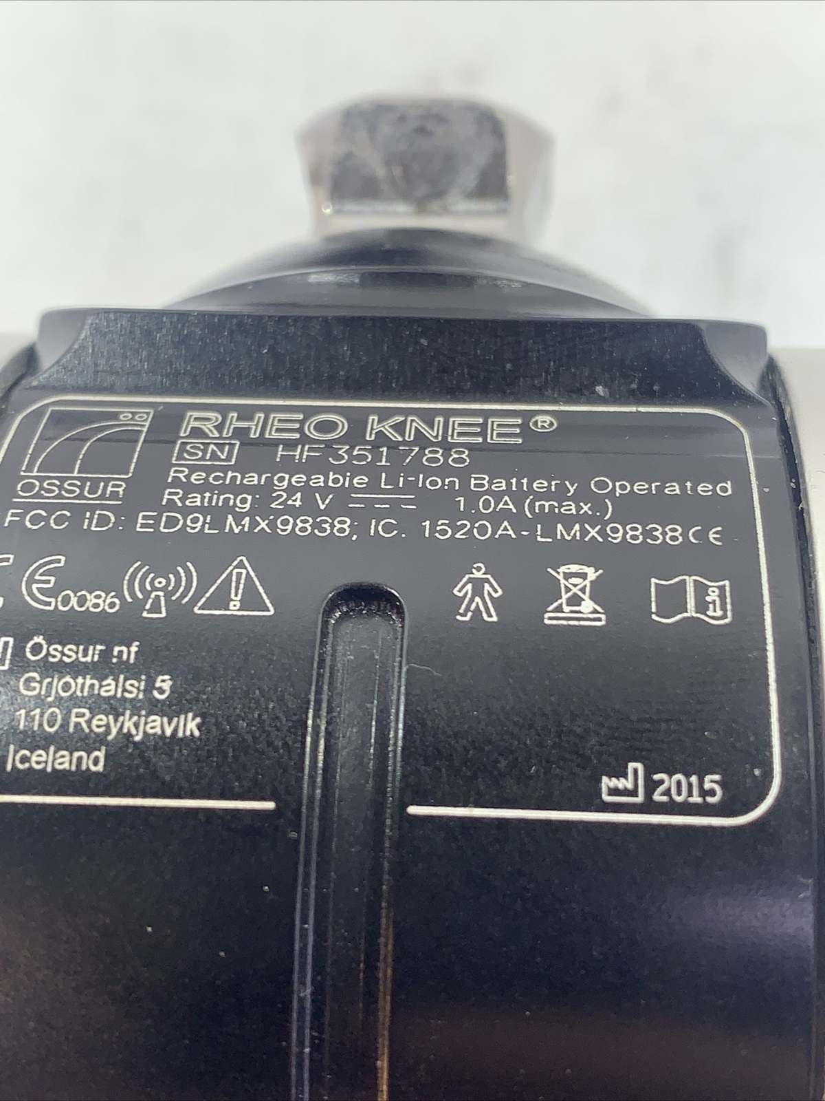 ossur rheo microprocessor prosthetic knee. 2015 Prosthetic Knee. Ossur Knee