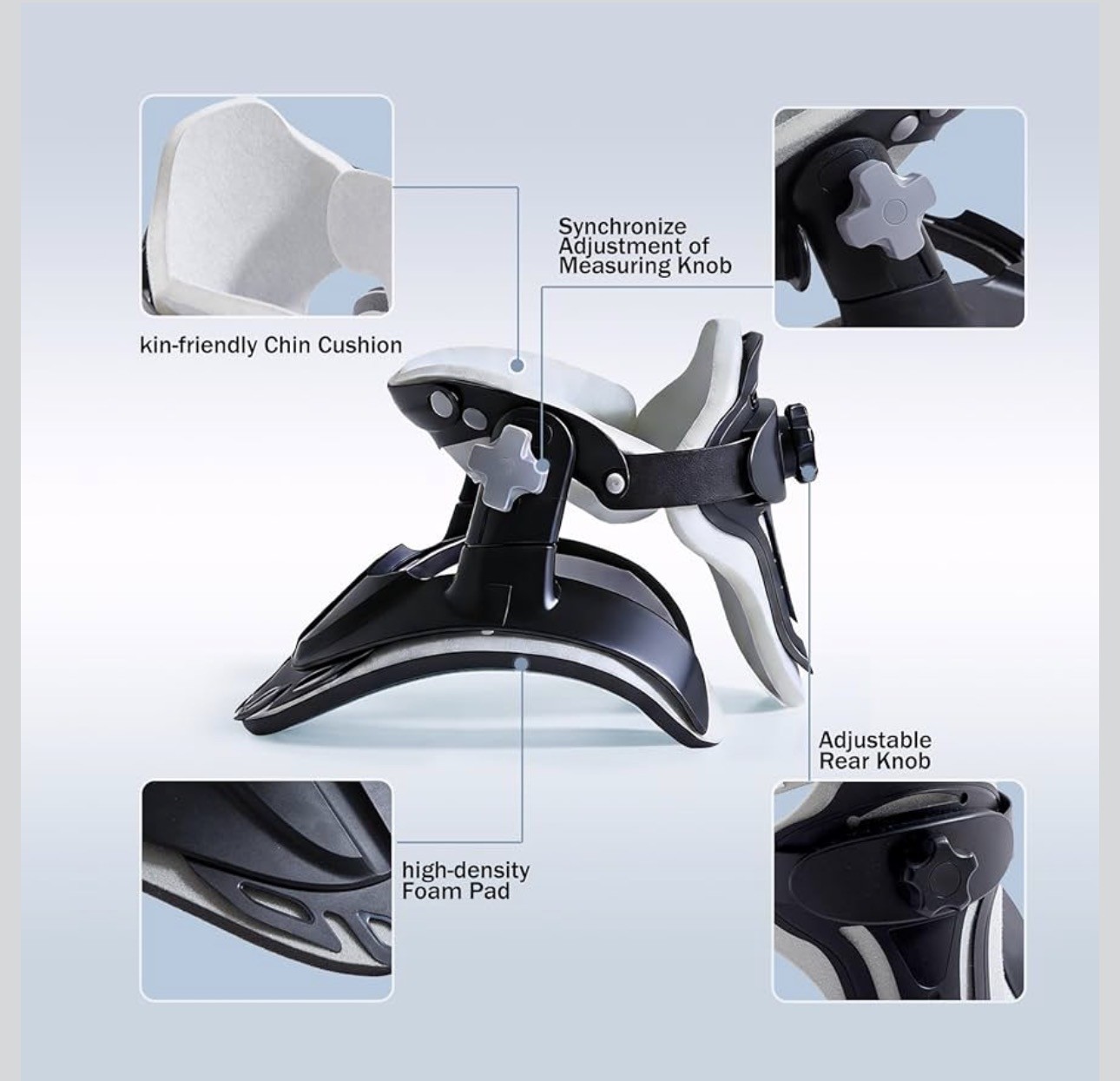 Adjustable Neck Traction Device for Pain Relief & Spine Alignment