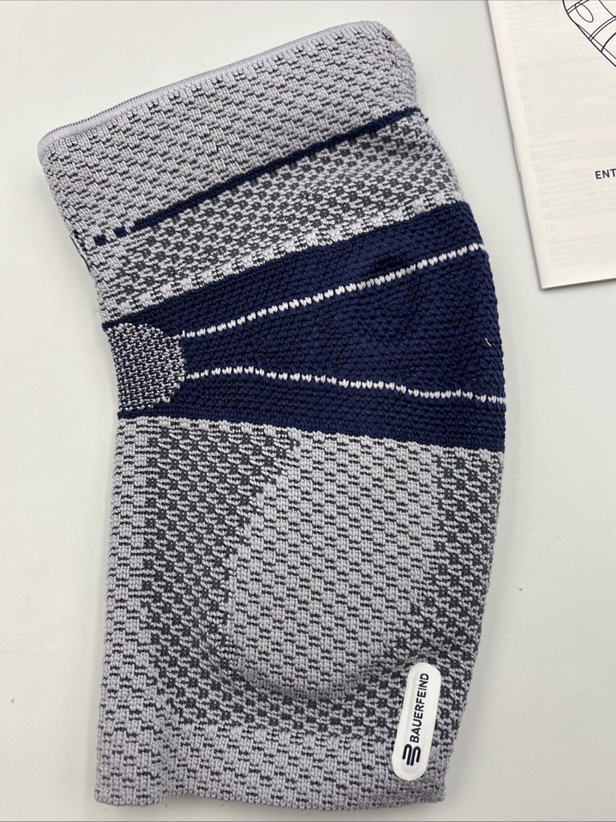 EPITRAIN ELBOW BRACE White/blue SIZE 2 BAUERFEIND made In Germany New Open Box