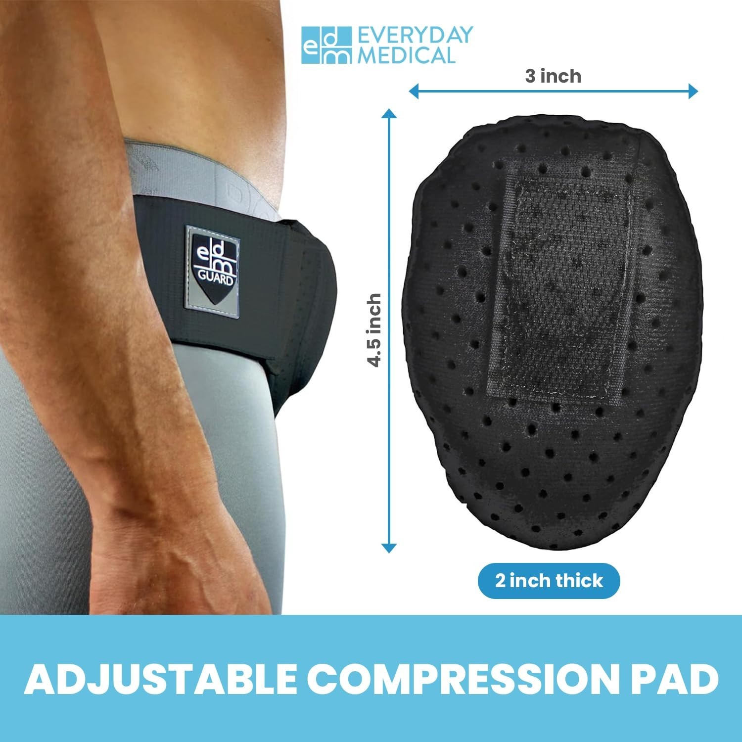 Lightweight Inguinal Belt – Breathable Design