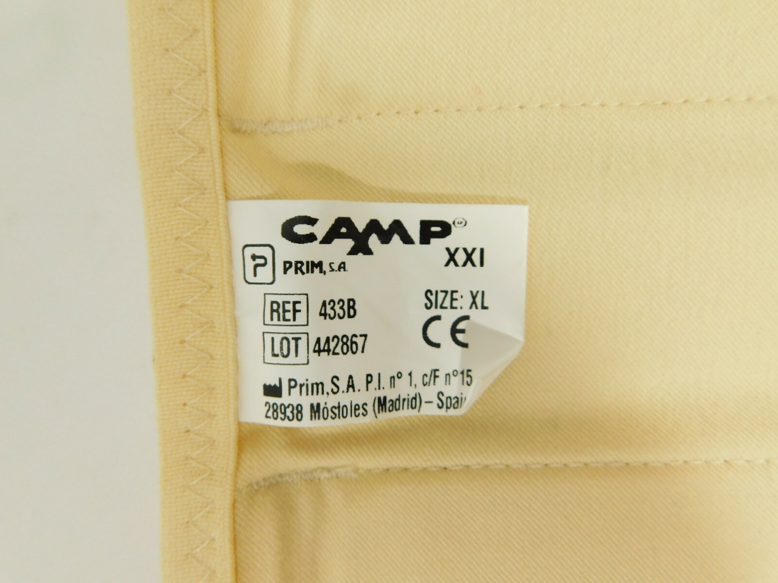 CAMP XXI LUMBOSACRAL SUPPORT #433 XL XLarge