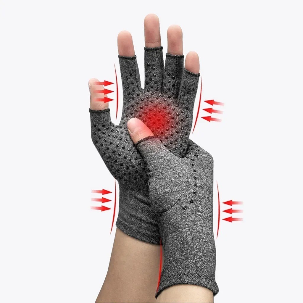 Compression Arthritis Gloves Wrist Support Carpal Tunnel Pain Relief Unisex