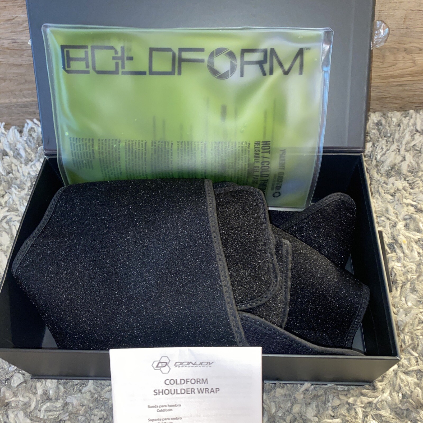 🔥 DonJoy Performance Coldform Hot/Cold Therapy; Shoulder Compression Wrap