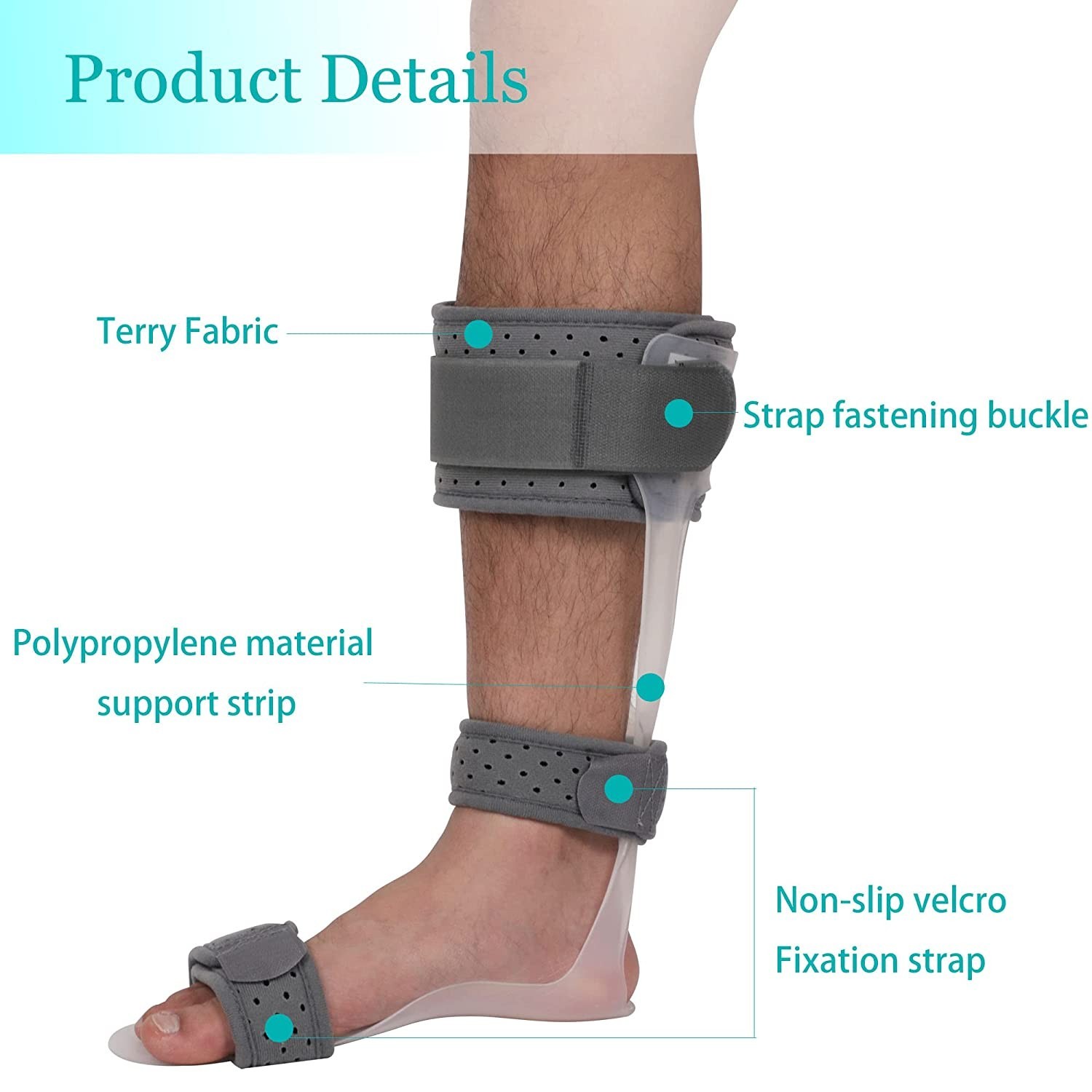 Ankle Foot Orthosis Support, Postural Corrector for Walking Gait Improvement
