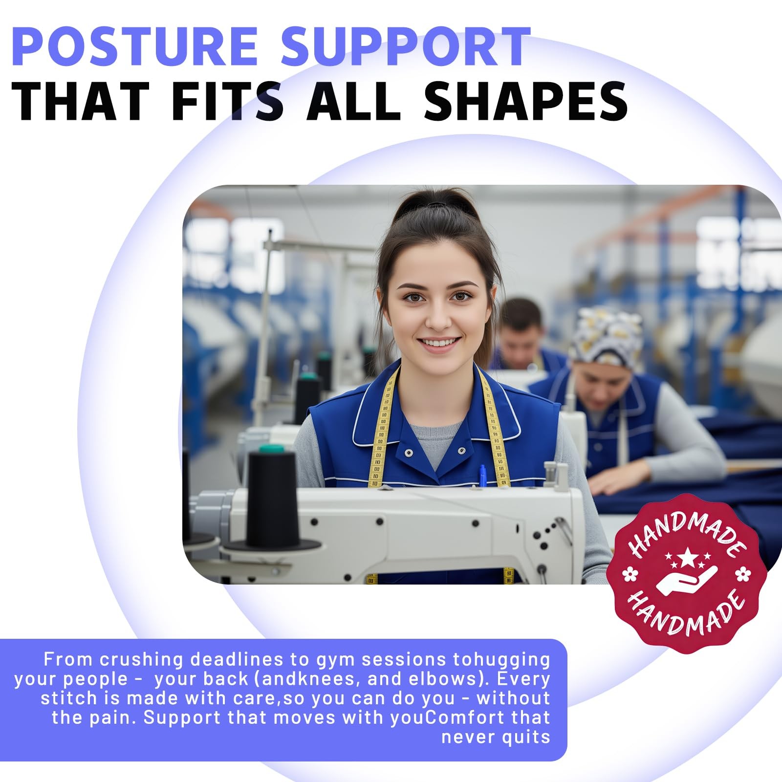 SFSSCDF Back Brace Posture Corrector for Women and Men Vertical M-Back