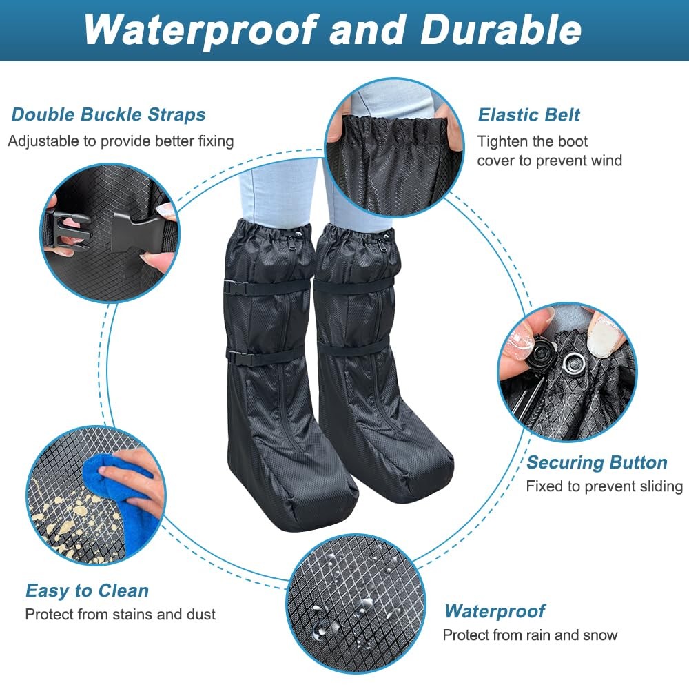 2 Pack Walking Boot Covers Medical Cast Boot Fracture Tall Walking Boot Cover…