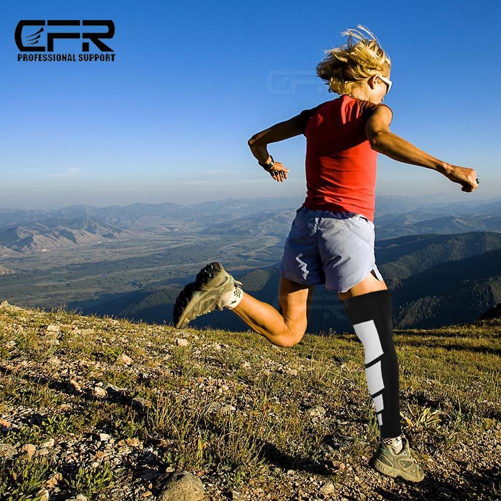 Men Women Calf Leg Support Varicose Veins Knee Compression Sleeve Socks Running