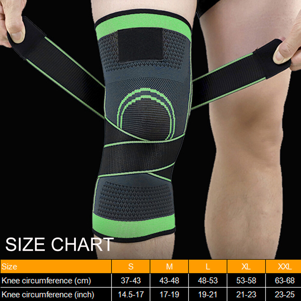 1pc Sports Knee Pad Breathable Adjustable Knee Support Kneecap U3L2