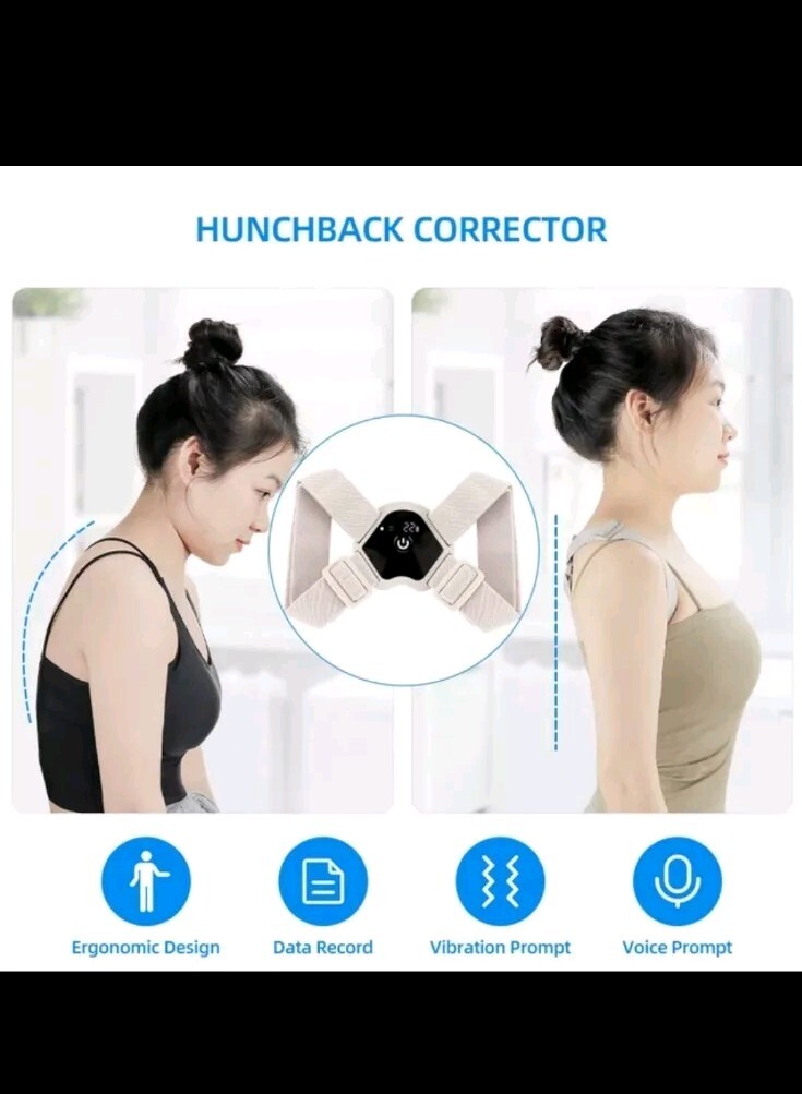 Smart Back Corrector Adjustable Hunchback Posture Sensor Orthosis Invisible