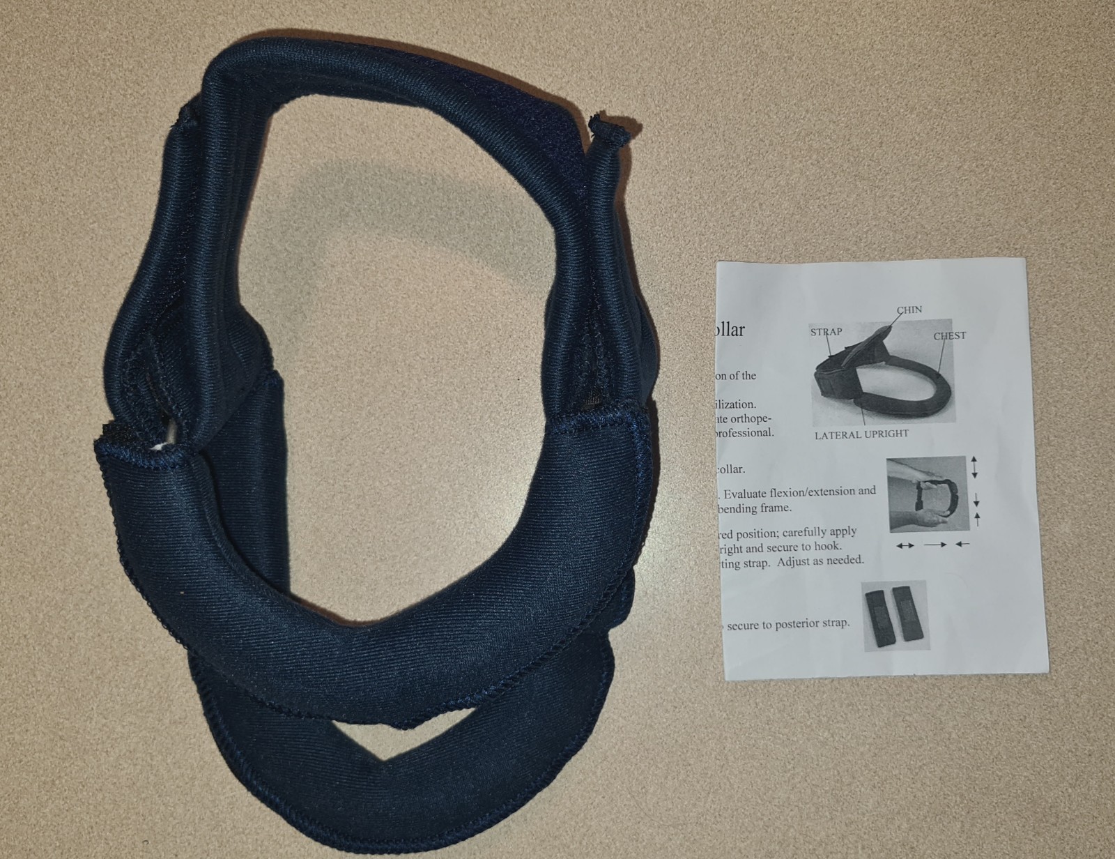 Roylan Adjustable Cervical Collar Neck Brace Bendable 14″-16″ Large