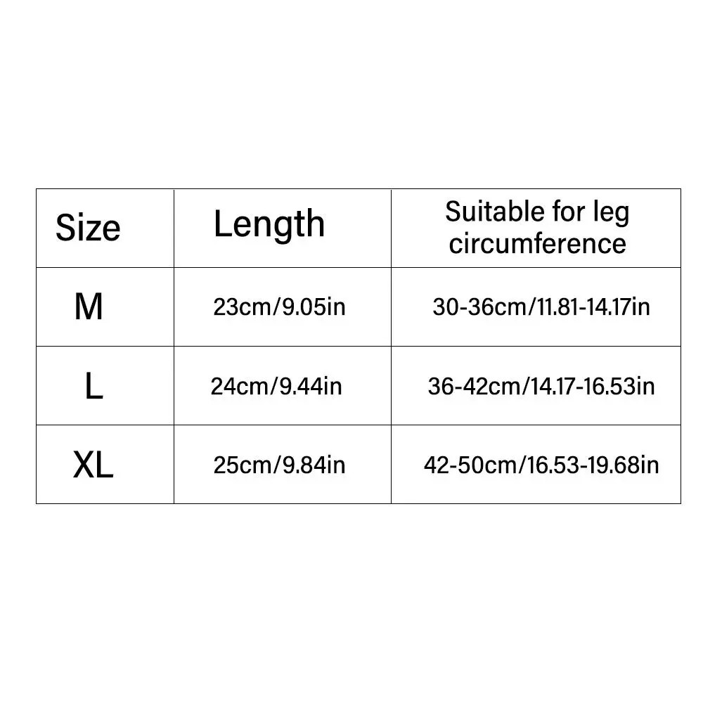 New White Calf Support Elastic Knitting Compression Sleeves Breathable Damping S
