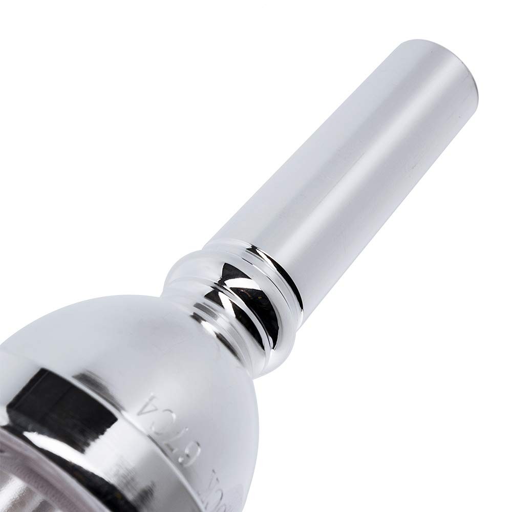 Standard Tuba Mouthpiece, Silver Plated Tuba Mouthpiece Size U, Tuba Player R…