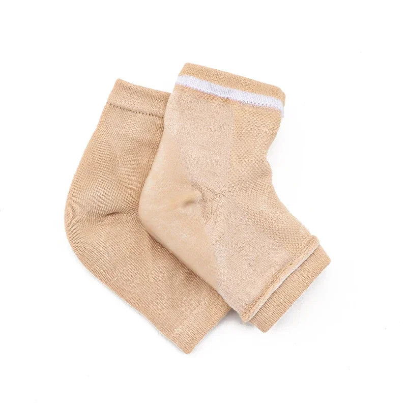 Silicone Feet Pads for Heel Moisturizing Socks Open Toe Socks Cracked Foot Toele