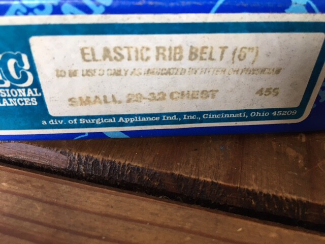 OTC ELASTIC RIB BELT 6 INCH WIDE SIZE SMALL NEW IN BOX