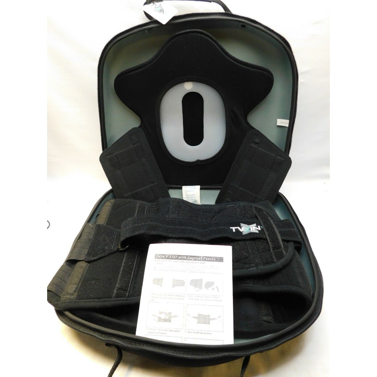 Hely & Weber Twin V Lumbar Spine Back Brace System w Saggital Panels Size xxl