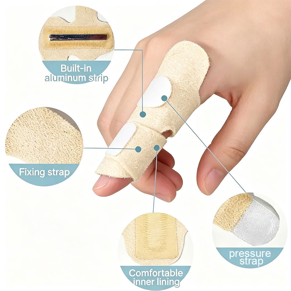Adjustable Trigger Finger Straightener Support Splint Pain Relief Fixing Brace