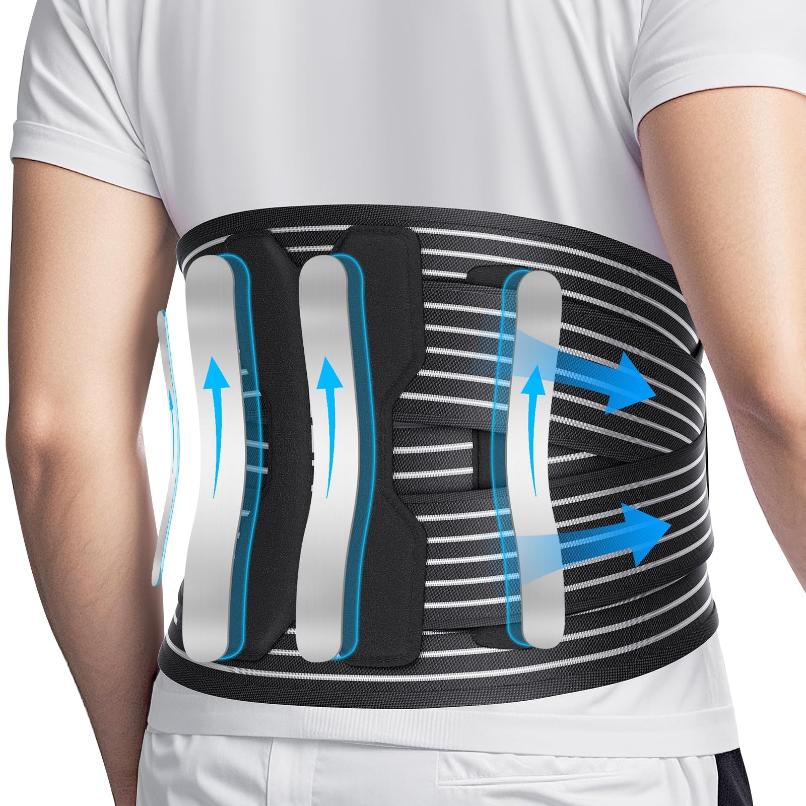 Ergonomic Back Brace for Lower Back Pain Relief – Lumbar Support, Posture Correc