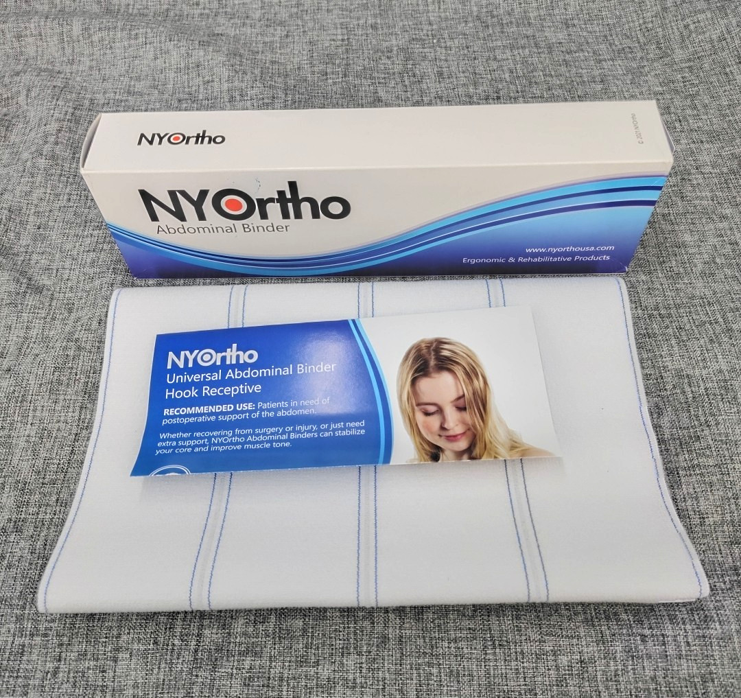 New NYOrtho Universal Abdominal Binder Size Medium 12″H 4 Panel Fits 45″-60″