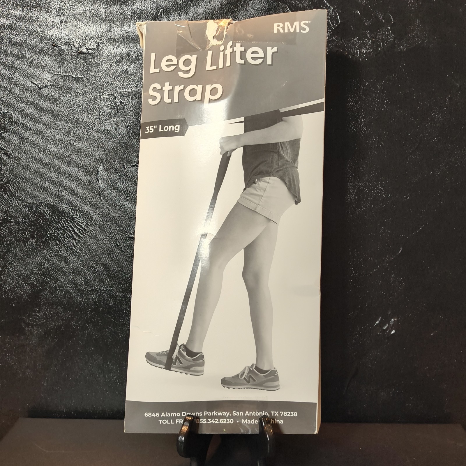 RMS Leg Lifter Strap Medical Orthopedic Support 35″ Long Blue New Open Box