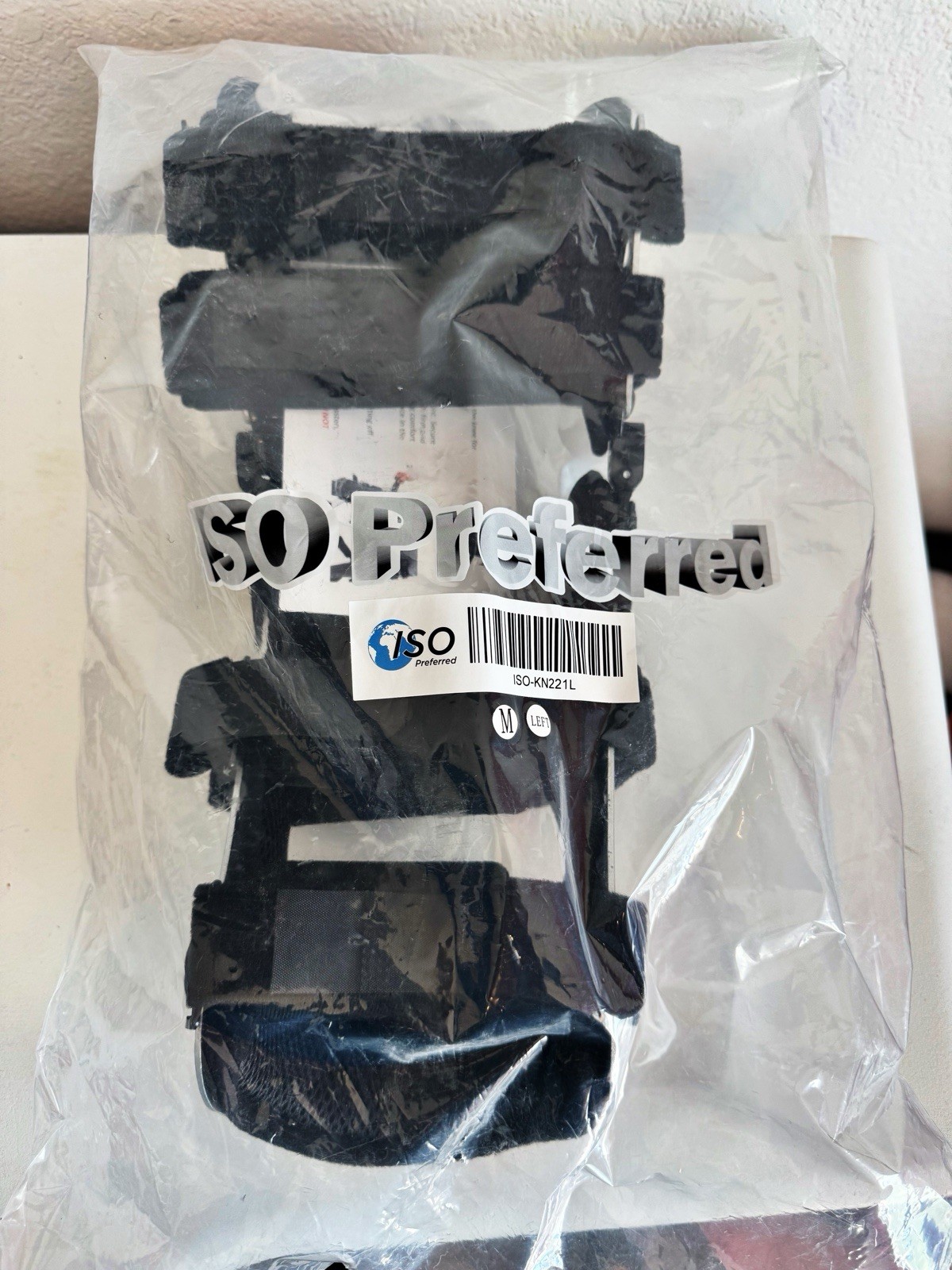 ISO Preferred OA Dual Upright ROM Hinge Knee Brace Post-Op Ligament M/LT