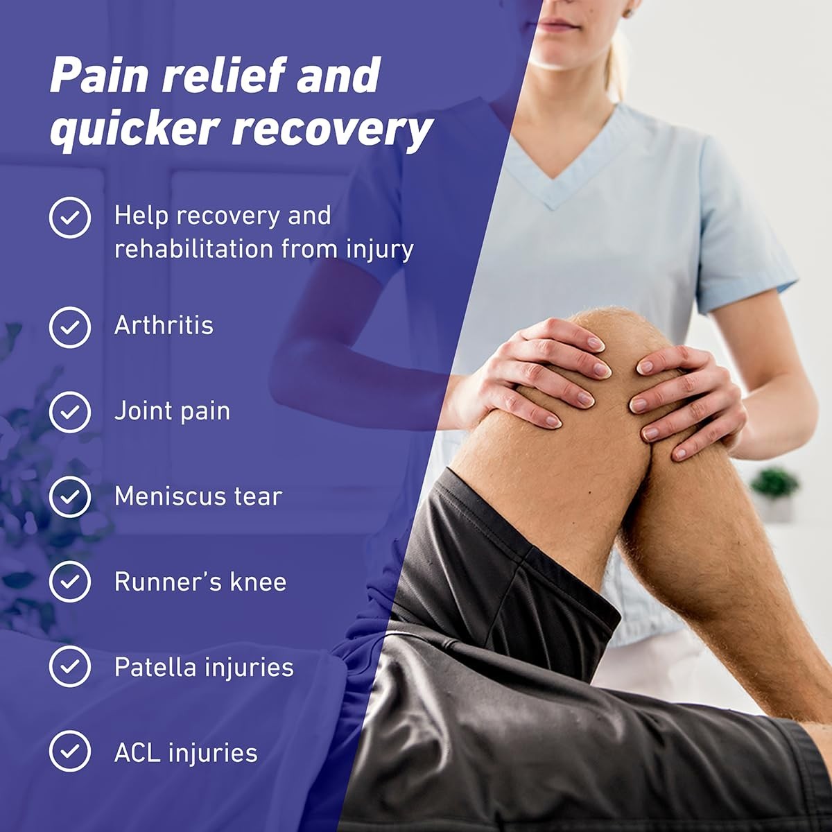 Compression Knee Brace – Open Patella Design for Enhanced Mobility and Support