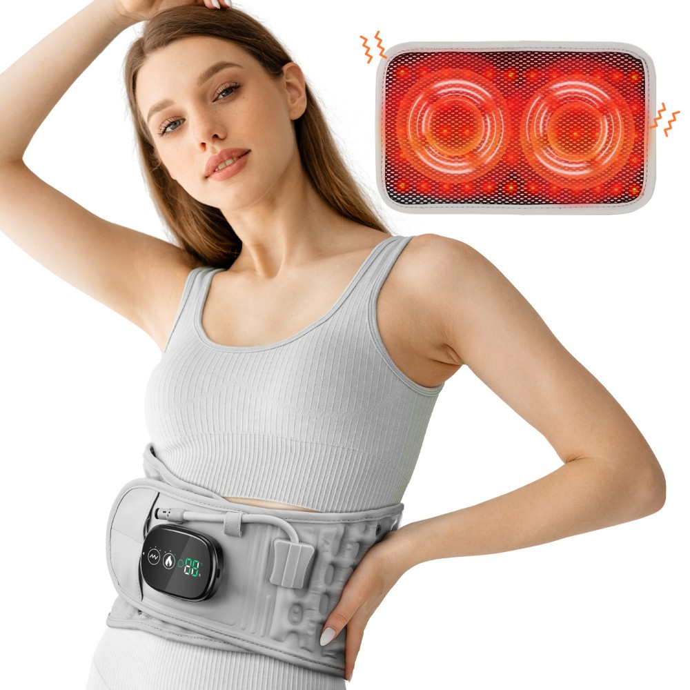 Update Heating Massage Decompression Belt Lumbar Support for Back Pain Relief