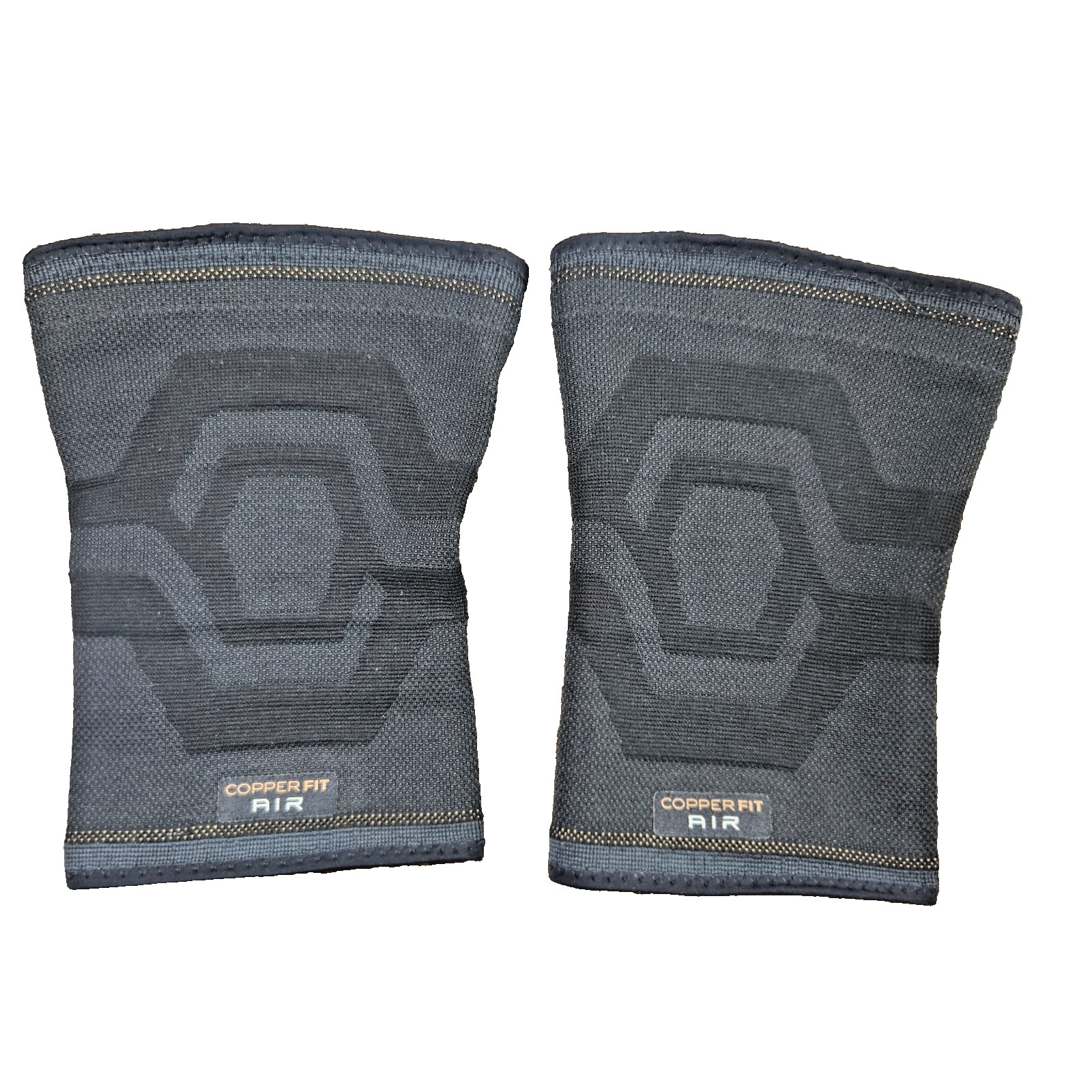 Copper Fit Elite Compression Knee Sleeve 2 Pk L XL 16-20″ Airflow NEW Open BO