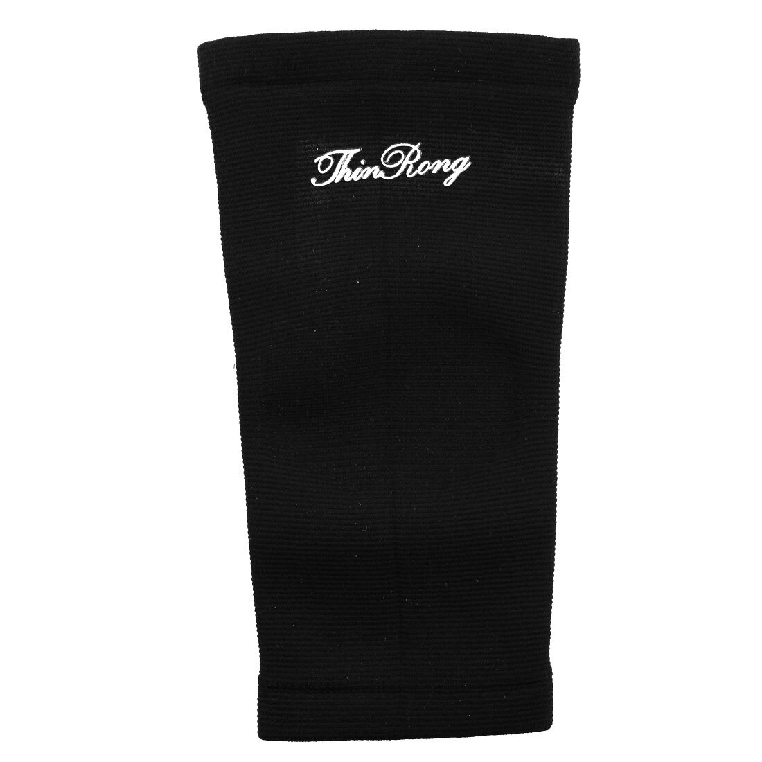 Pullover Design Stretchy Striped Elbow Support Brace Black