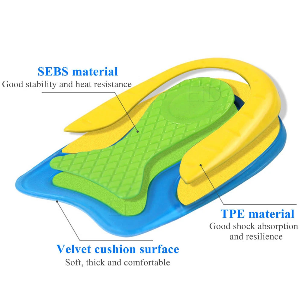 Gel insole silicone For Women man heel Cushion insoles soles relieve foot pa