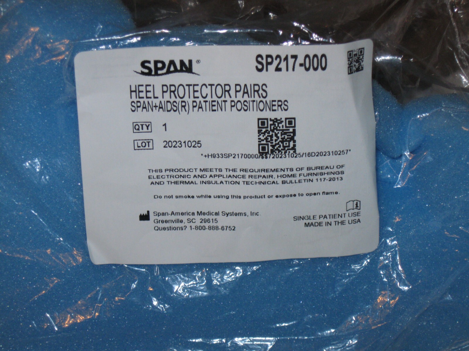 (2) Span-American Medical Heel Protectors New!!